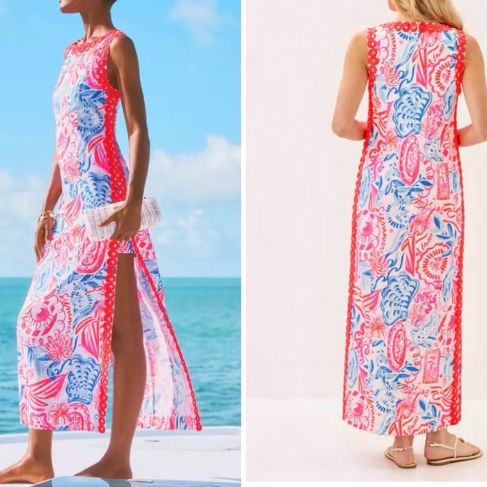 Lilly Pulitzer Sadie Maxi Romper - Size 00